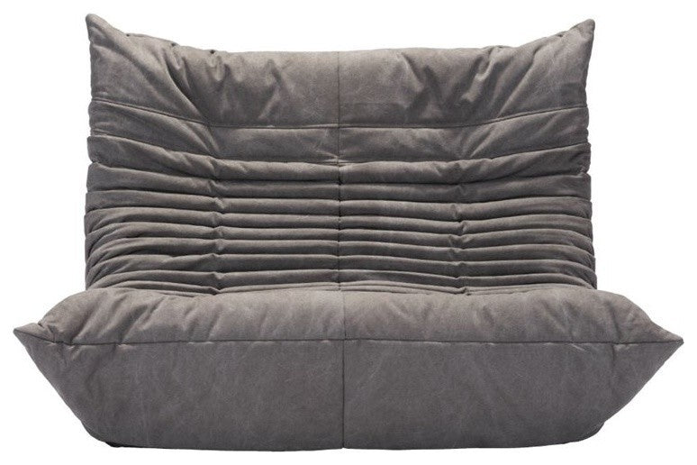 Zuo Modern Down Low Loveseat Gray
