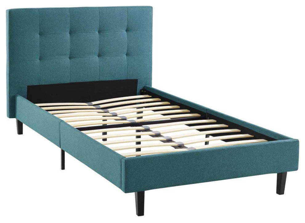Teal Linnea Twin Bed