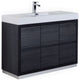 Bliss 48" Single Bathroom Vanity in Gray Oak