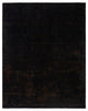 Overdyed One-of-a-Kind Hand-Knotted Area Rug Black, 8' 1" x 10' 1"