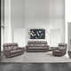 Estelle Power Recliner Chair, Gunmetal Fabric