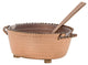 Small Dip Container Holder With Spoon, Copper