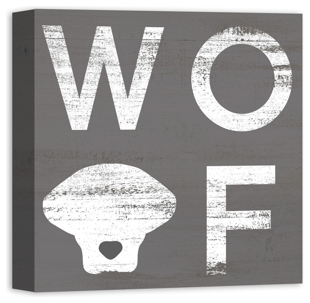 Designs Direct Creative Group Woof  16x16 Canvas Wall Art
