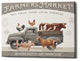 Vintage Farm I v2' by Daphne Brissonnet, Giclee Canvas Wall Art, 26"x18"