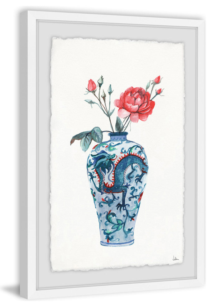 "Blooming Flowers" Framed Painting Print, 20"x30"