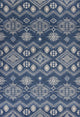5' X 7'  Polypropylene Demin Area Rug