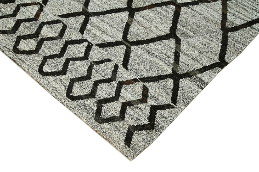 Rug N Carpet - Hand-knotted Turkish 8' 2'' x 9' 9'' Unique Wool Kilim Rug
