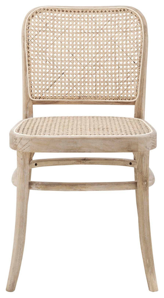 Winona Wood Dining Side Chair Set of 2, Gray
