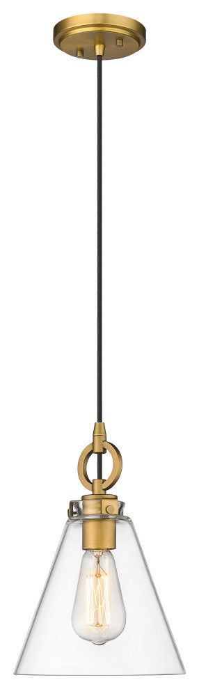 Zlite 3034P8-RB 1-Light Pendant, Clear
