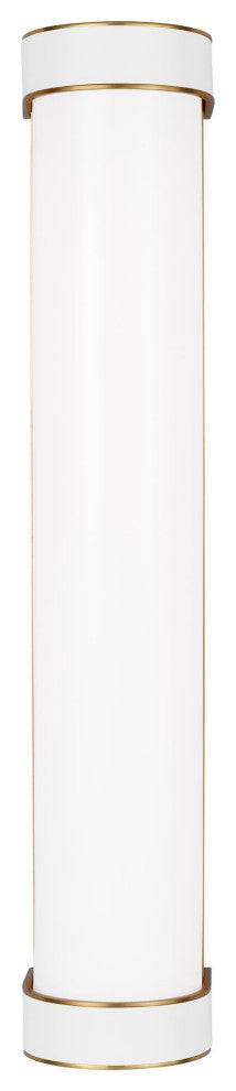 Monroe Large Vanity, Burnished Brass