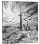 "Super Skyline" Stretched Canvas Giclee by Koji Tajima, 34x40"