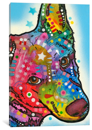 "Aussie Sheep Dog" by Dean Russo, 40x26x1.5"