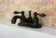 Kingston Brass 4" Centerset Bathroom Faucet, Oil Rubbed Bronze