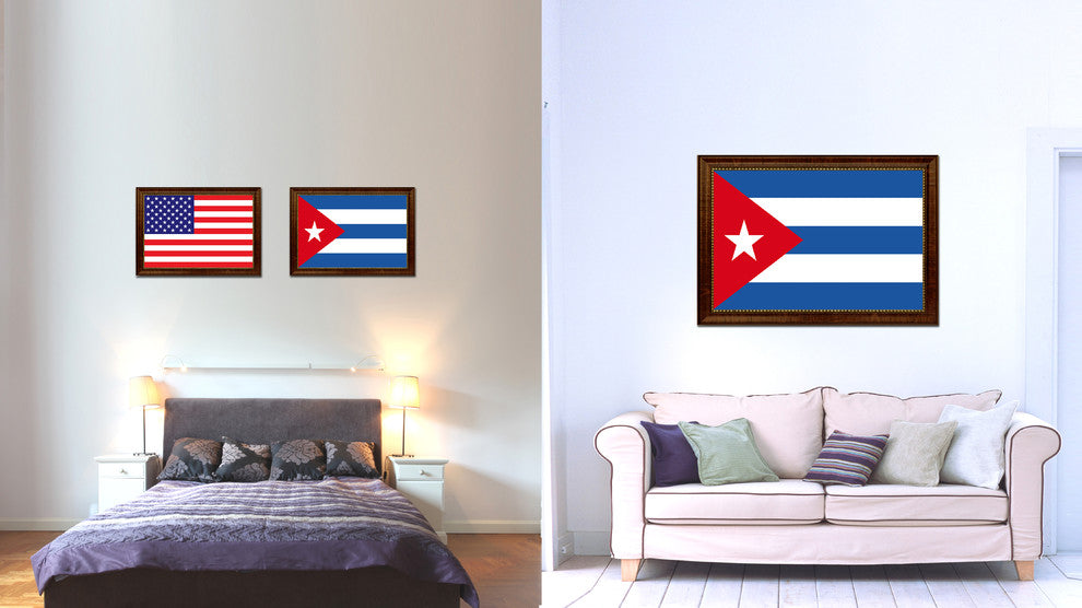 Cuba Country Flag Canvas Print, 27"x39"