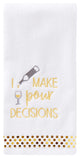 SKL Home 2-Piece Pour Decisions Hand Towel Set