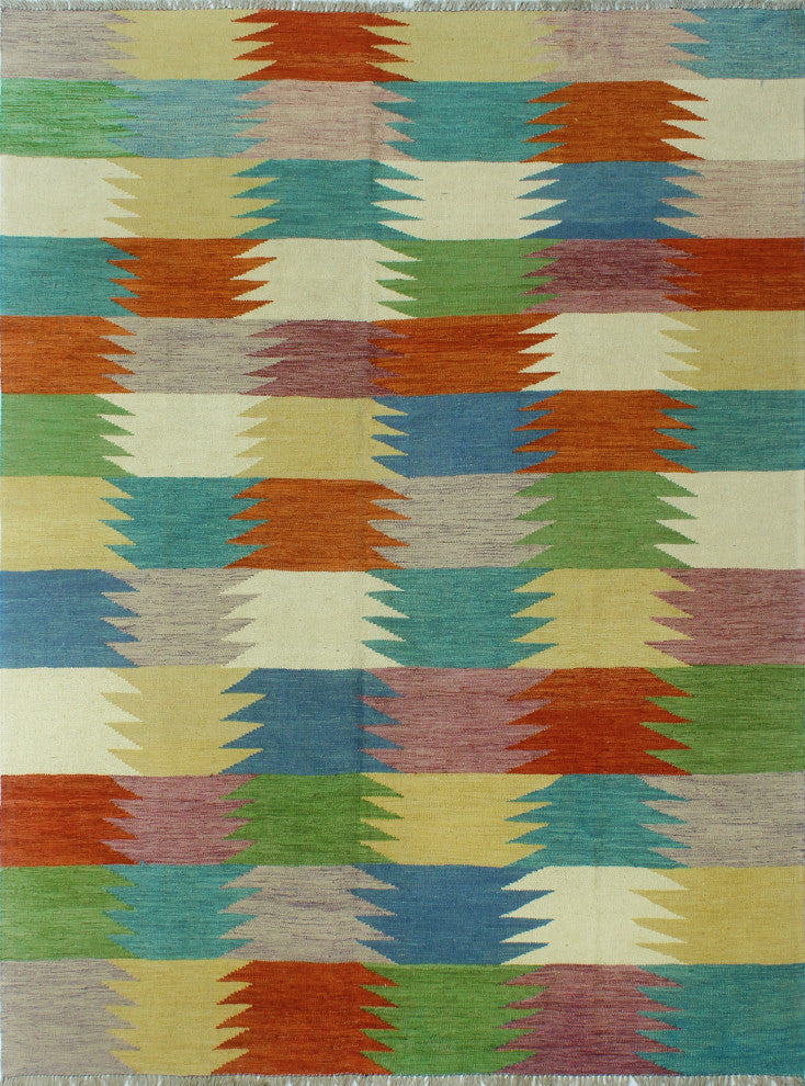 Winchester Kilim Ghous Rust Rug