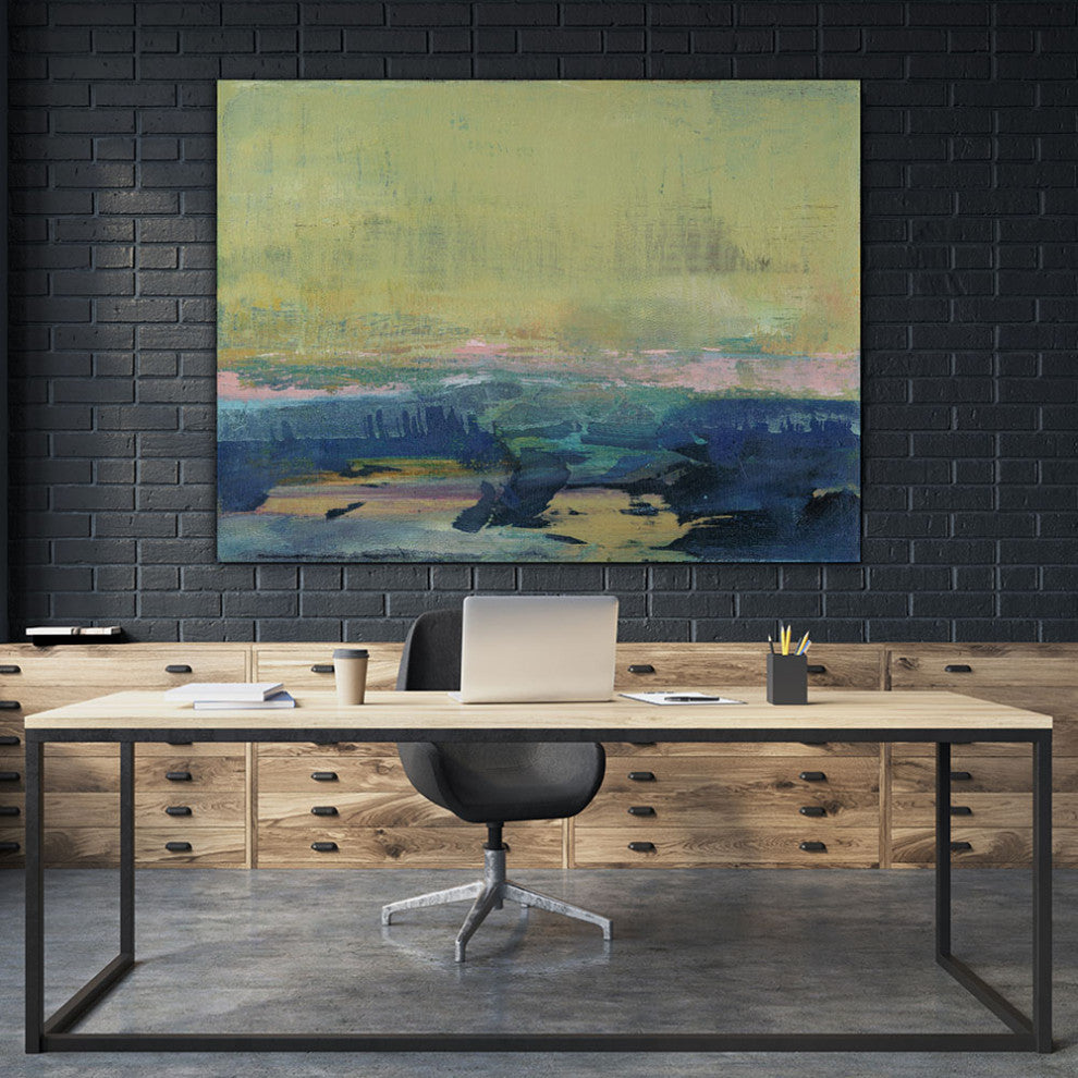 "Vintage Landscape I" Fine Art Giant Canvas Print, 54"x72"