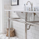 Embassy 72" Double Wash Stand, P-Trap, Countertop With Basin, Faucet, Mirror