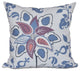 Paisley Pop, Floral Print Pillow, Blue, 26"x26"