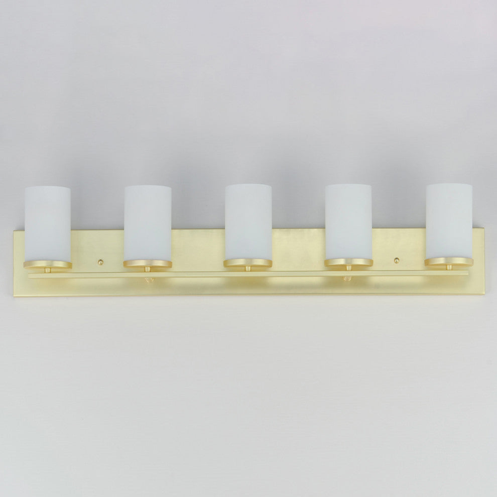 Maxim 10285 Lateral 5 Light 36"W Vanity Light - Satin Brass