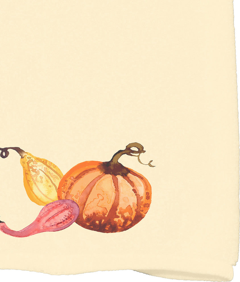 Gourd Pile 18"x30" Light Yellow Floral Print Hand Towel