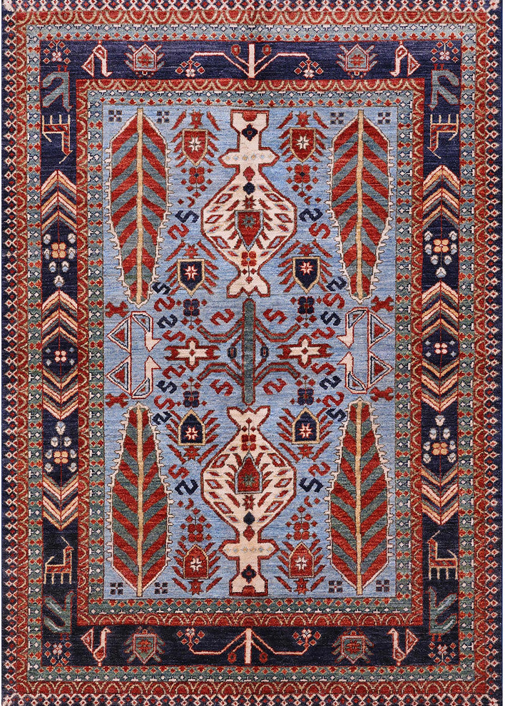 Ahgly Company Indoor Rectangle Mid-Century Modern Area Rugs, 5' x 8'