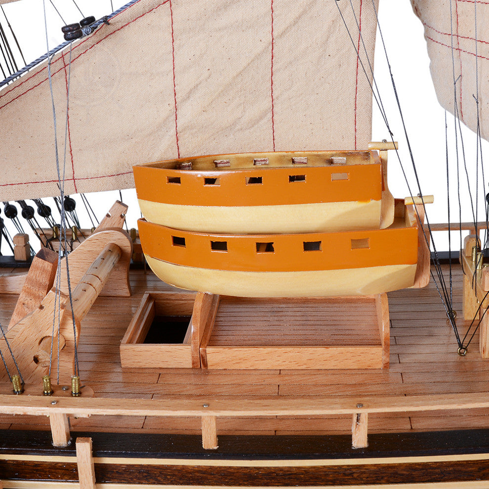 Hms Bounty New Museum-quality Fully Assembled Wooden Model Ship