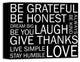 Inspirational Sayings Canvas Wall Art, 14"x11"