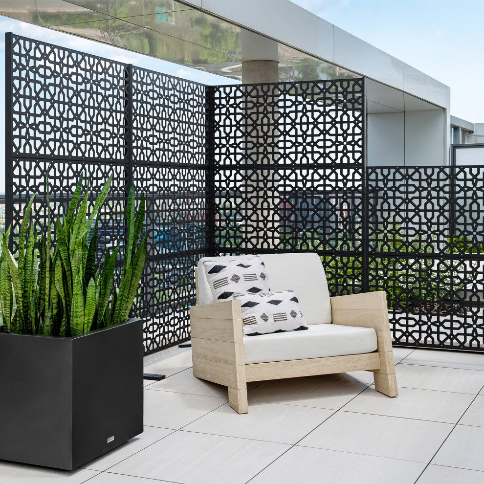 Veradek Screen Series Web Privacy Screen 3 Panel Set w/ Stand