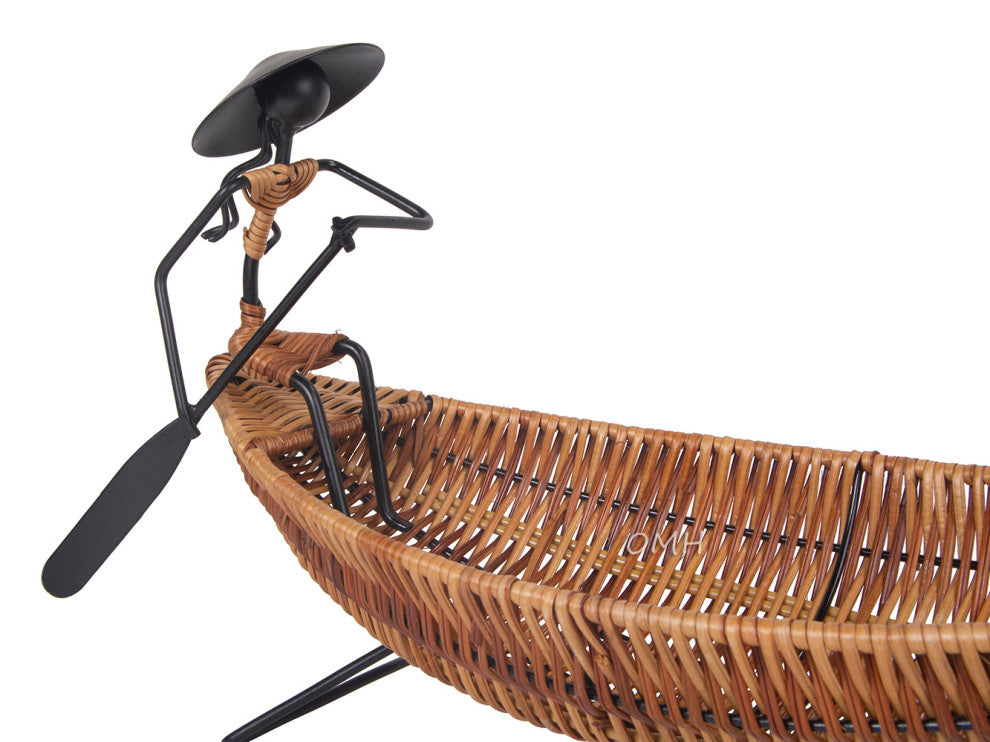 Asian Style Tranquility Boat Basket