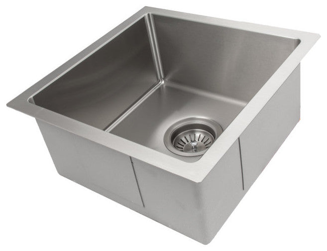 ZLINE Undermount Single Bowl Bar Sink in Stainless Steel (SUS-15)