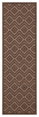 Nourison Versatile 2'2" x 7'6 Brown Modern Rug