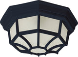 Maxim 67920 Crown Hill 12" LED Outdoor Ceiling Light - Black