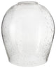 23612-01 Replacement Clear Seeded Barrel Glass Shade