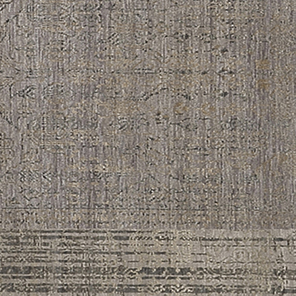 Pearl Area Rug, Light Gray, 2' x 3', Bordered