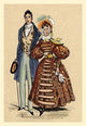 Gentleman and Lady- Gallery Wrapped Canvas Art 28" x 42"
