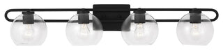 Codyn Four Light Wall / Bath, Midnight Black