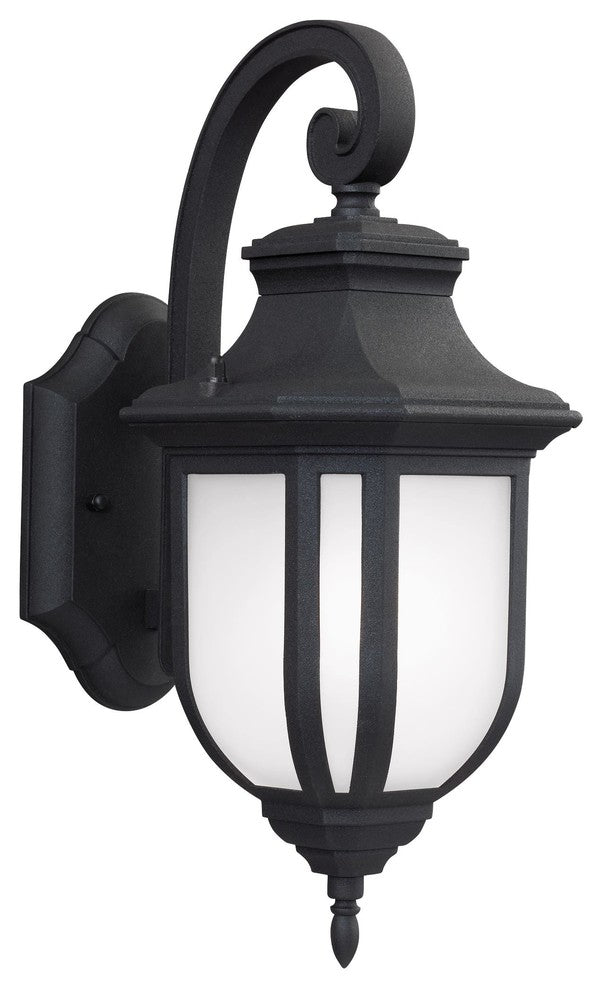 Generation Lighting Lighting Medium 1-Light Outdoor Lantern, Black