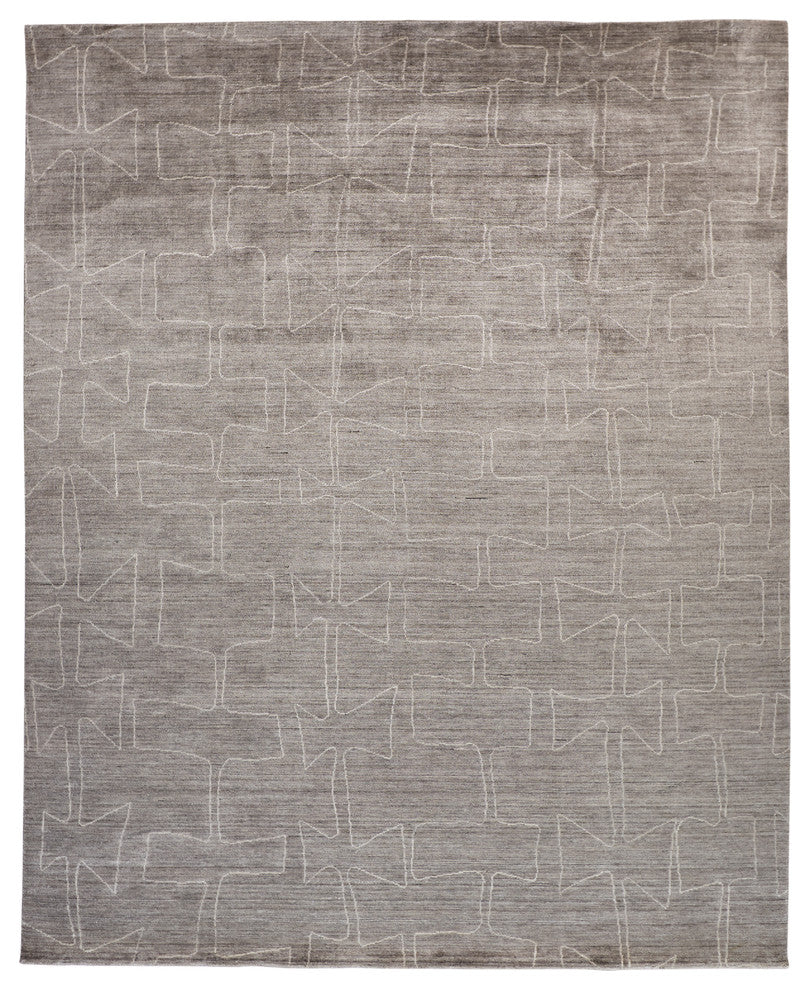 Weave & Wander Inger Taupe/Ivory 3'6"x5'6" Rug