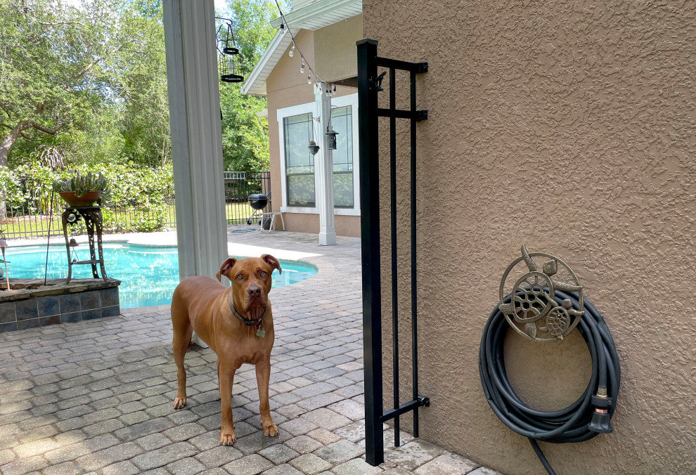 Cast Iron Sea Turtle Decorative Wall Mounted Garden Hose Holder Bronze Finish