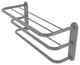 Three Tier Hotel Style Towel Shelf with Drying Rack, Matte Gray