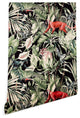 Deny Designs Marta Barragan Camarasa Dark of Jungle Wallpaper, Black, 2'x10'