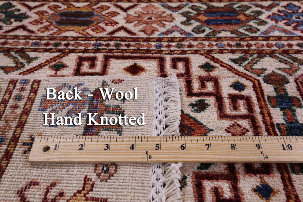5' 6" X 7' 9" Persian Gabbeh Tribal Handmade Wool Rug Q11213