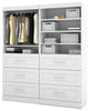 Bestar Pur By Bestar 72 Storage Kit, White