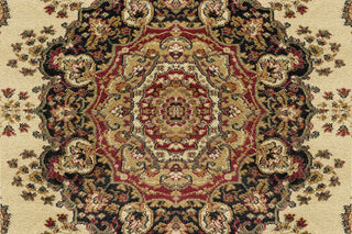 Fiona Traditional Oriental Ivory Rectangle Area Rug, 6.7' x 9.6'