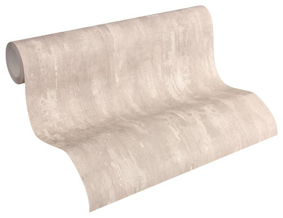 Plains Structures Textured Wallpaper, Plain, 306942, Beige, One Roll