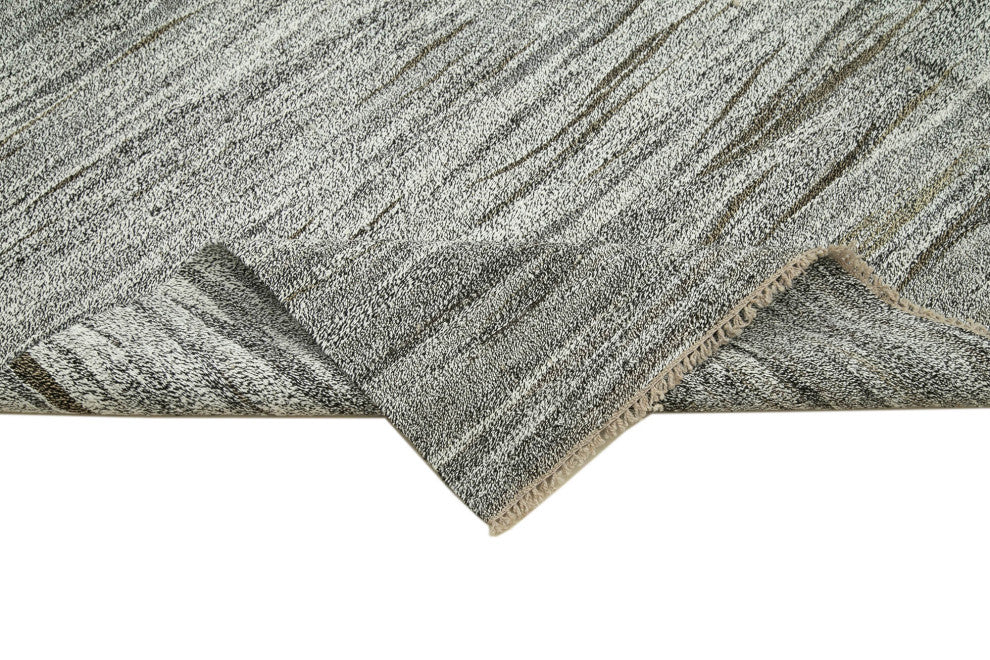 Rug N Carpet - Handwoven Turkish 9' 7'' x 13' 7'' Flatweave Wool Kilim Rug