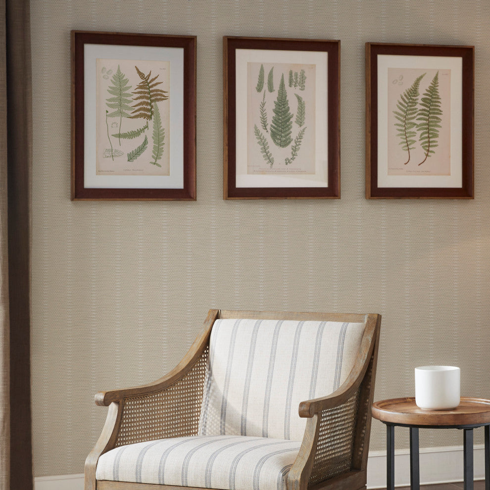 Madison Park Lady Fern Collection Single Mat Framed Graphic 3 Piece Set