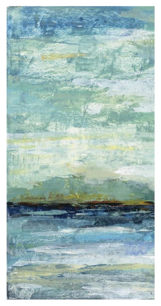 "Calm Lake Panel I" Digital Paper Print by Silvia Vassileva, 32"x62"