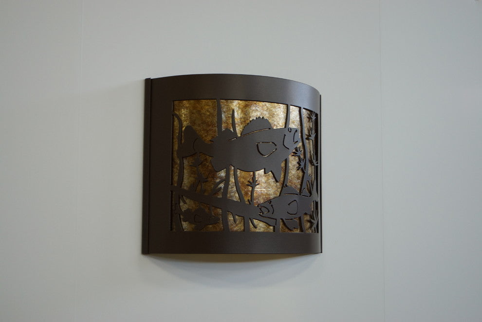 Walleye Decorative Sconce, Facing Right, 14"